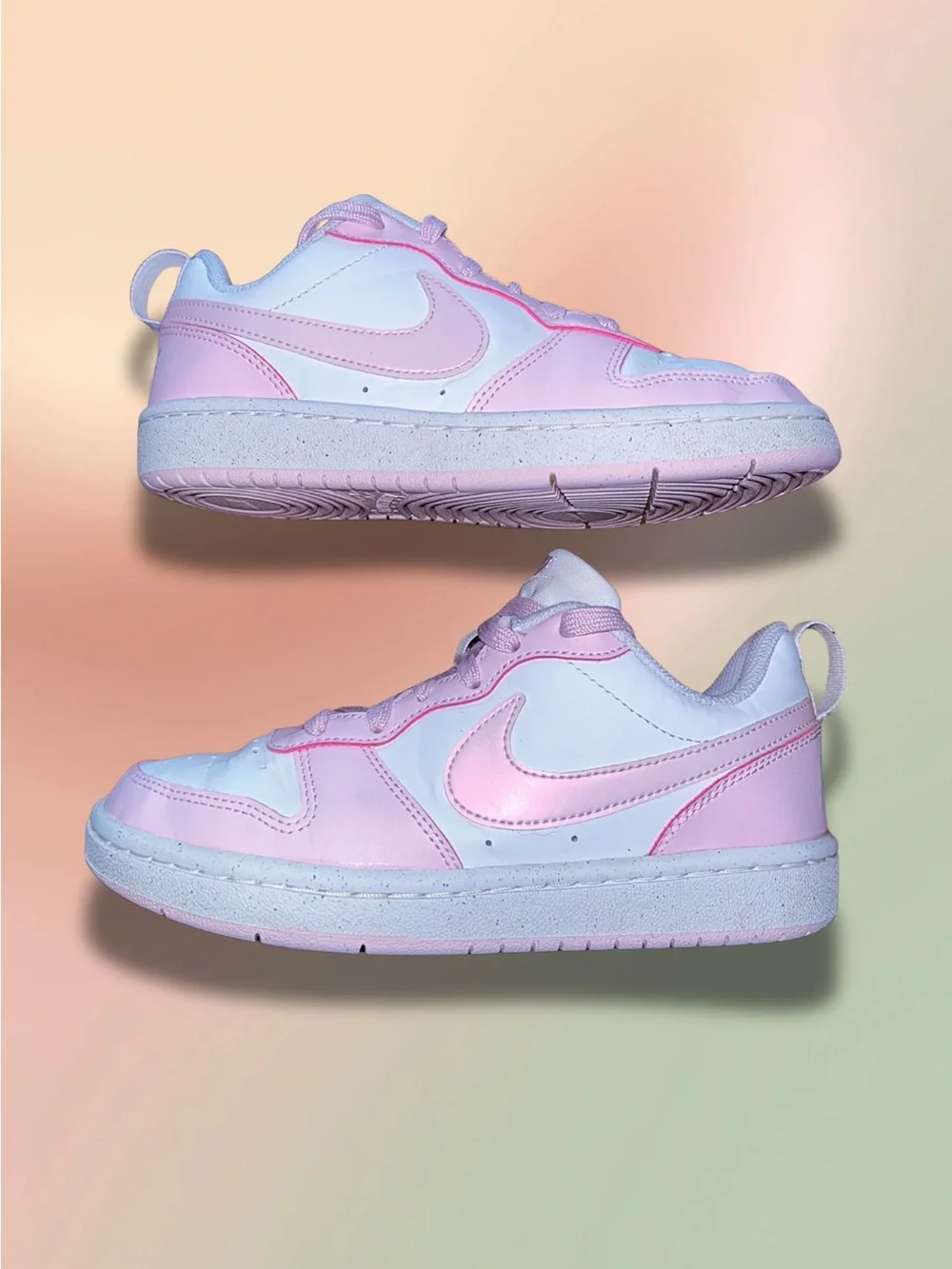 Nike Court Borough Low Recraft GS White Pink DV5456-105 Youth 3.5Y Shoes